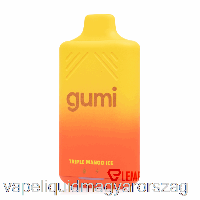 Gumi Bár 8000 Eldobható Tripla Mangó Jég Vape Folyadék